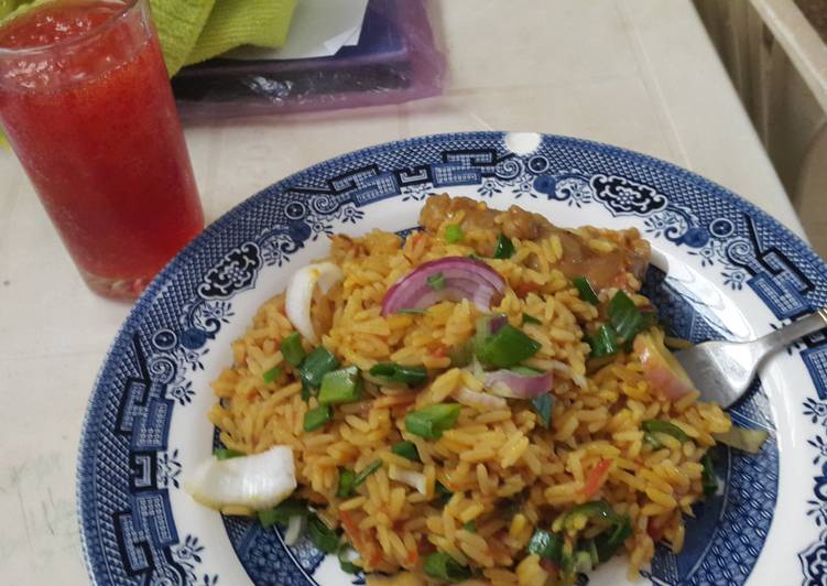 Easiest Way to Make Any-night-of-the-week African Palm oil Jollof rice