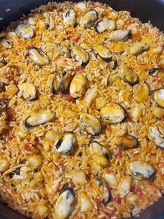 Una foto de Arroz del senyoret (del señorito)