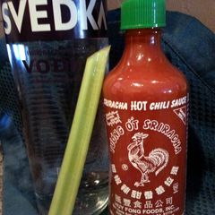 A picture of Sriracha Bloody Mary.
