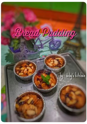 Foto resep Puding Roti Manis