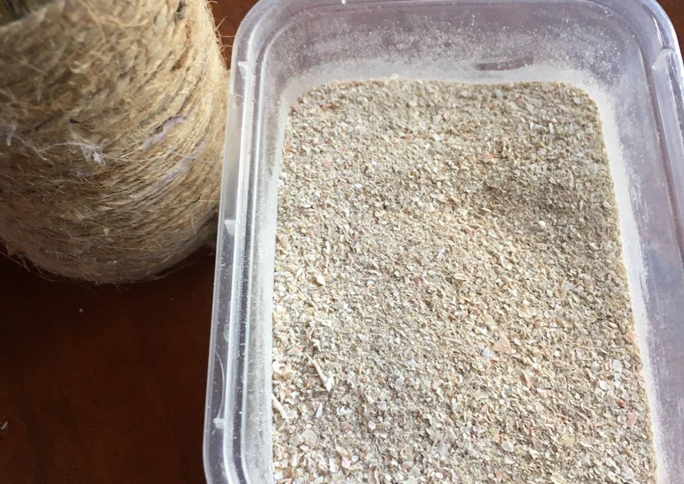 Kaldu bubuk homemade (kulit & kepala udang)