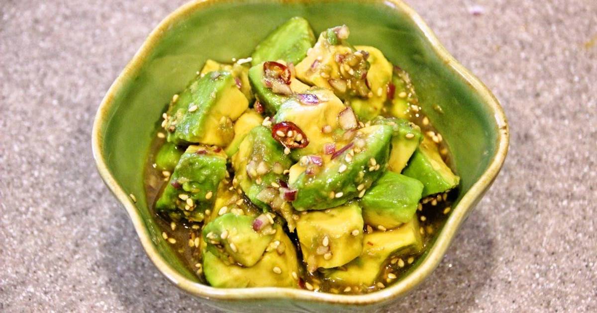 Irresistible! Avocado Marinated in Ponzu Sauce and Aromatics Recipe by