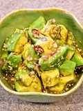 Irresistible! Avocado Marinated in Ponzu Sauce and Aromatics