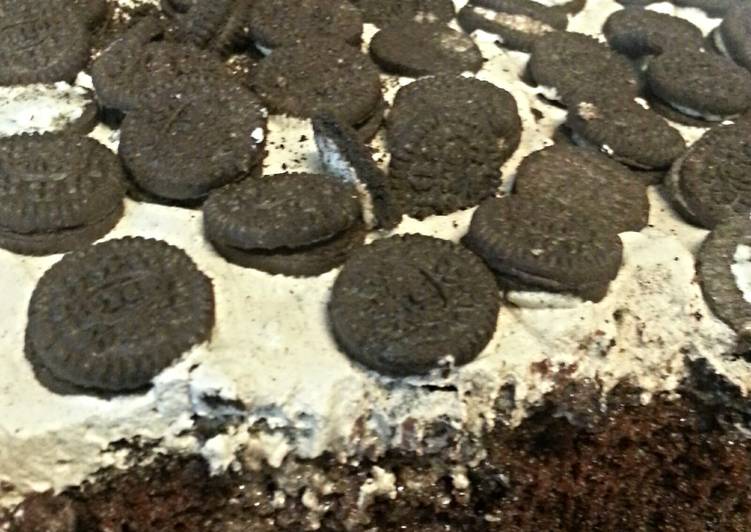 Oreo Cream Chocolate Fudge Cake Oreo Cream Chocolate Fudge Cake