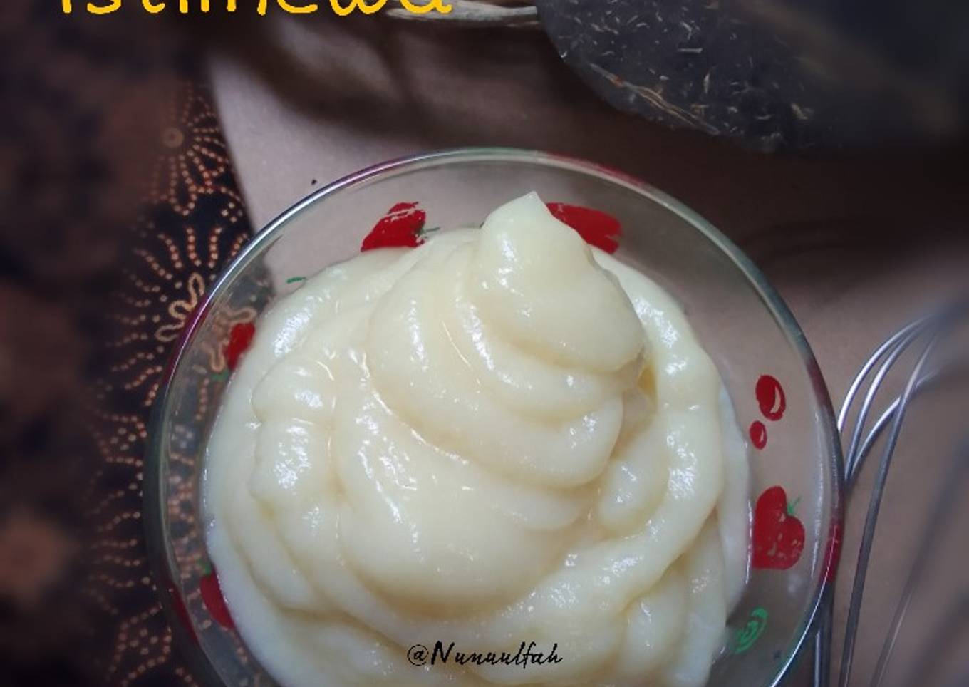 Vla Susu (untuk pie buah dan kue sus)