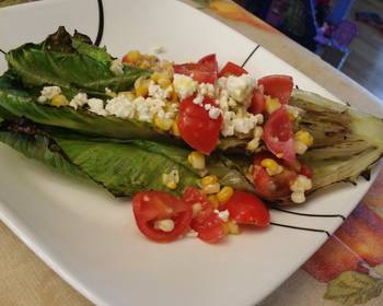 Ultimate Make Recipe Grilled Hearts of Romaine with Tomato and Corn Delicious and Healthy