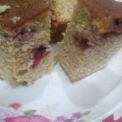 A picture of Strawberry Pistachio Cake.