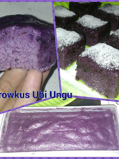 Foto resep Brownies Kukus Ubi Ungu Mamah Raihaan