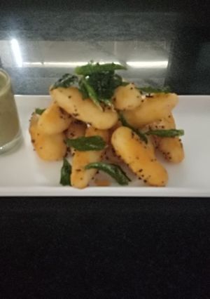 A picture of Rice plain farre (chattisgarh recipe).