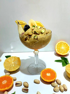 عکسی از دستور 🌸بستنی موز و پسته🌸