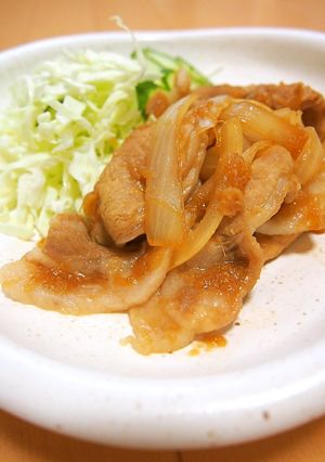 A picture of For Your Bento! Easy Ginger Pork with Lots of Onions.