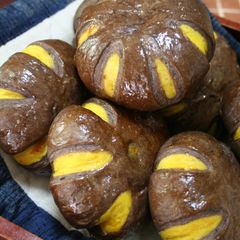A picture of Black Kabocha Squash Bread.