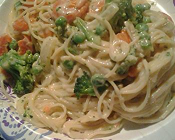 Ultimate, Prepare Vegetable noodle alfredo Delicious