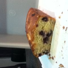 A picture of blueberry and lemon loaf.