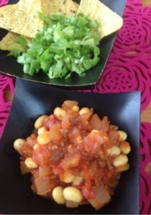 A picture of Easy Tofu Chili Beans.