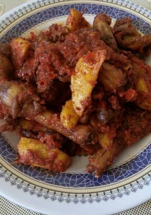 Foto resep Ampela & Kentang Balado