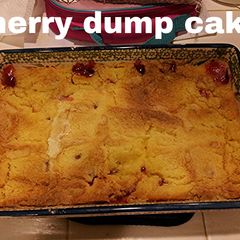 A picture of Emme's Fruit Dump Cake.