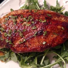 A picture of Chili-Rubbed Pan-Roasted Chicken.