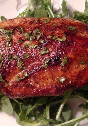 A picture of Chili-Rubbed Pan-Roasted Chicken.