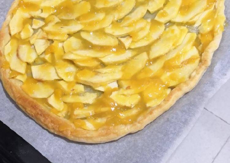 Tarta de hojaldre de manzana, estilo mi abuela