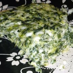 Cottage Cheese and Spinach Casserole A picture of Cottage Cheese and Spinach Casserole.