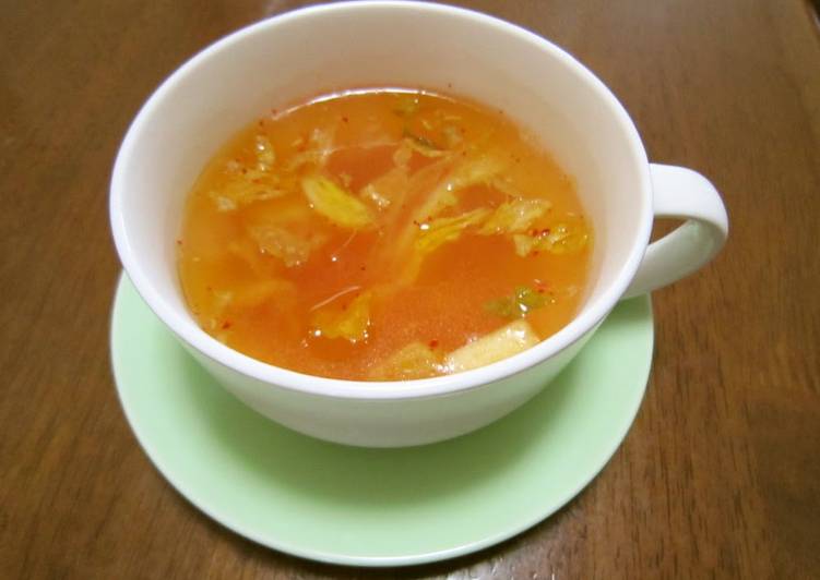 Recipe of Favorite Easy Kimchi Soup