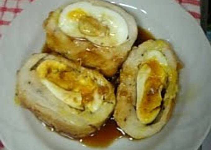 Teriyaki Chicken with Cheese and Eggs