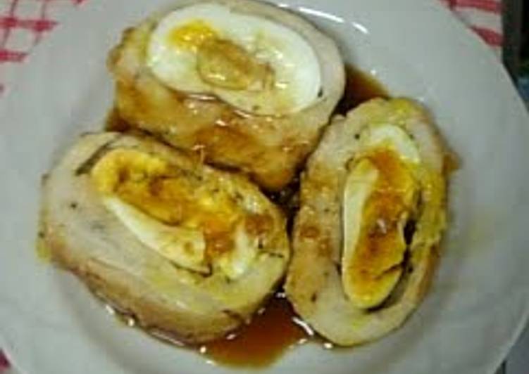 Steps to Prepare Speedy Teriyaki Chicken with Cheese and Eggs