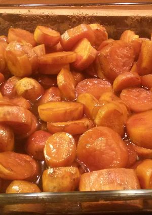 A picture of Robin's Candied Sweet Potatoes.