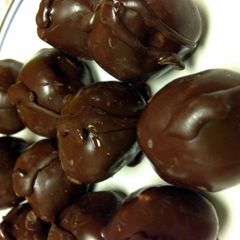 A picture of Buckeyes Peanut Butter Balls.