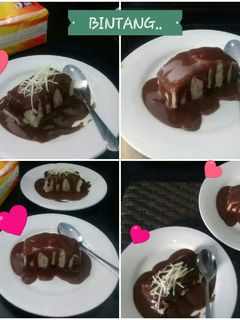 Foto resep Brownies vanila choco lava sederhana