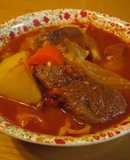 Easy Borscht with Tender Beef