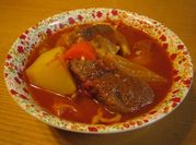 A picture of beef borscht