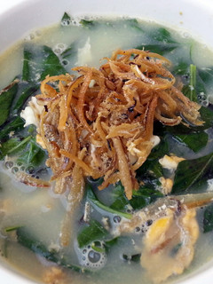 A picture of LG MINT SOUP( EGGS AND ANCHOVIES ).