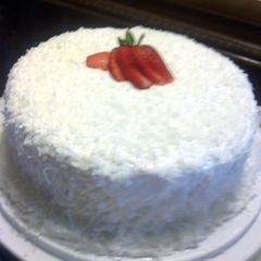 A picture of sunshine coconut cake.