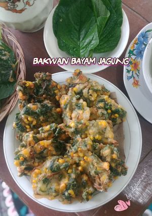 Foto resep 19 #Bakwan bayam with jagung