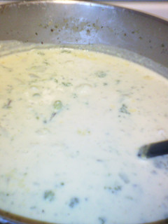 A picture of Stinky cheese soup.