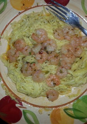 A picture of Spicy butter garlic shrimp.