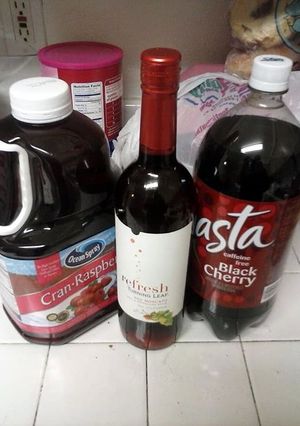 A picture of Black and red sipper.
