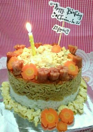 Foto resep Kue Mie Istan Indomie / Tart Indomie