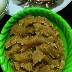 Aate ka halwa A picture of Aate ka halwa.