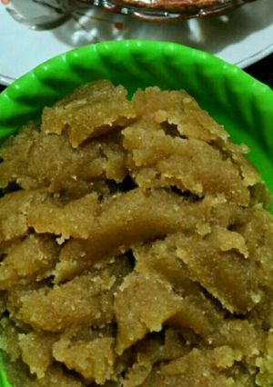 A picture of Aate ka halwa.