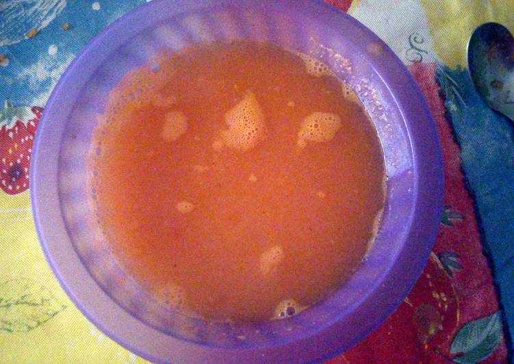 Recipe of Quick LOLA&#39;s tomato and oat soup (sopa de avena y jitomate)