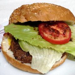 A picture of Vegetarian Lentil Burgers.