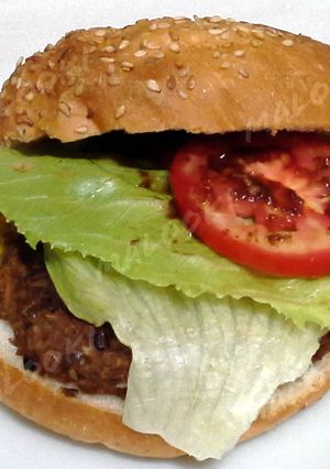 A picture of Vegetarian Lentil Burgers.