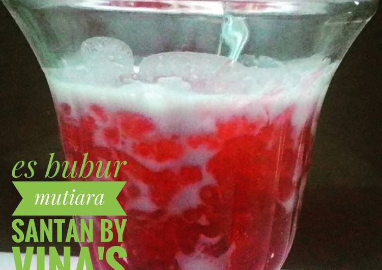 Es bubur mutiara santan