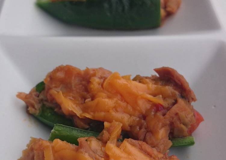 Steps to Prepare Speedy LG JALAPENO STUFFING TOP CHEESE