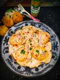 কাজুন পটাটো (Cajun potato Restaurant barbeque nation style recipe in Bengali)