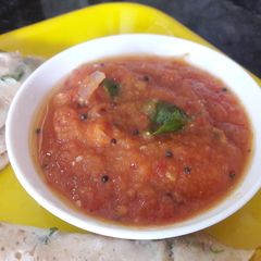 A picture of Spicy onion tomato chutney.