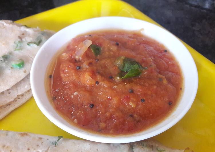 Simple Way to Prepare Favorite Spicy onion tomato chutney